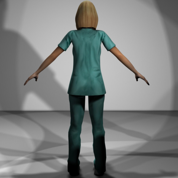 rigged medical personnel 3d model - Medical Personnel Collection Rigged - Women #2 by MasonMotion
